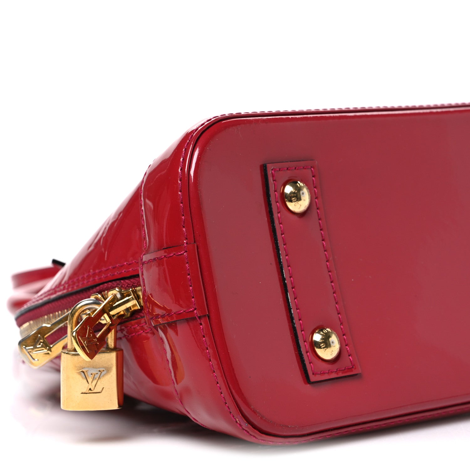Louis Vuitton Vernis Alma BB Rose Indien 9 of 10