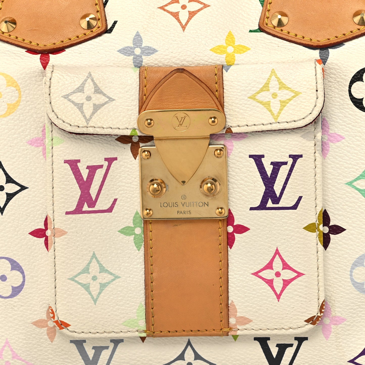 Monogram Multicolor Speedy 30 White