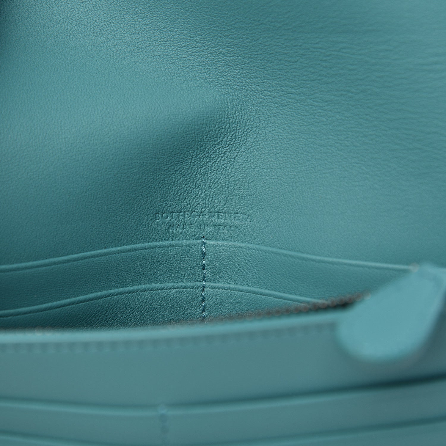 Bottega Veneta Nappa Intrecciato Crossbody Bag Atlantic Aqua 6 of 9