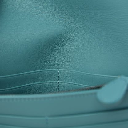 Bottega Veneta Nappa Intrecciato Crossbody Bag Atlantic Aqua 6 of 9