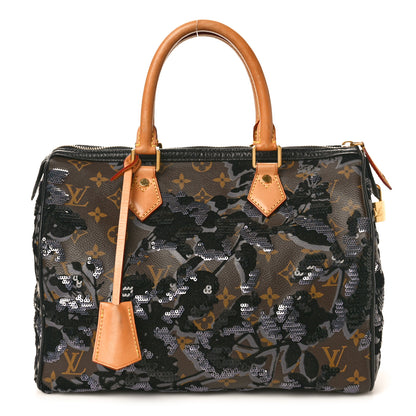 Louis Vuitton Monogram Fleur De Jais Sequins Speedy 30 1 of 11