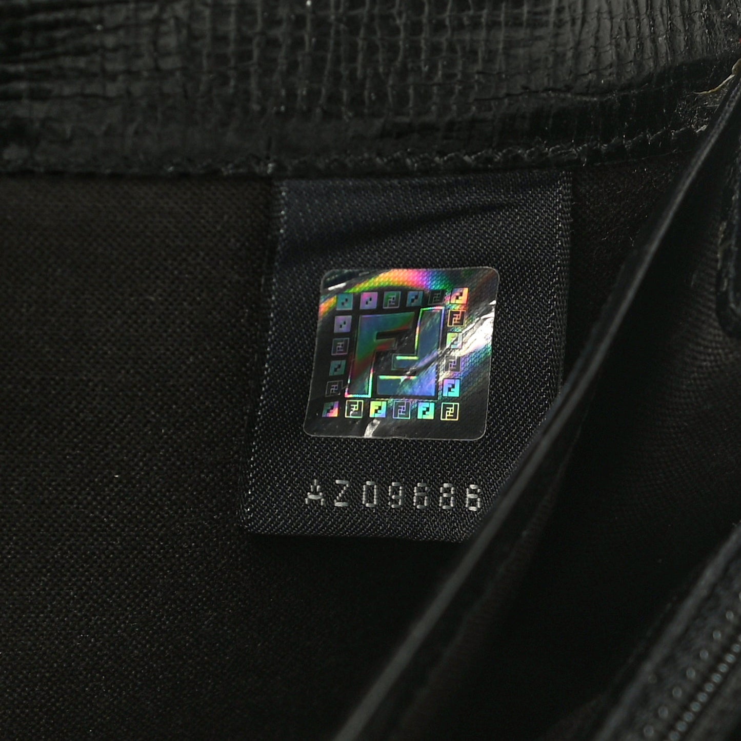Zucca Spalmati FF Multicolor Continental Wallet Black