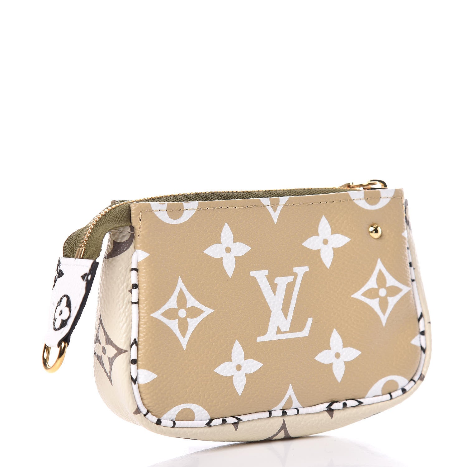 Louis Vuitton Monogram Giant Micro Pochette Accessories Kaki White 3 of 10