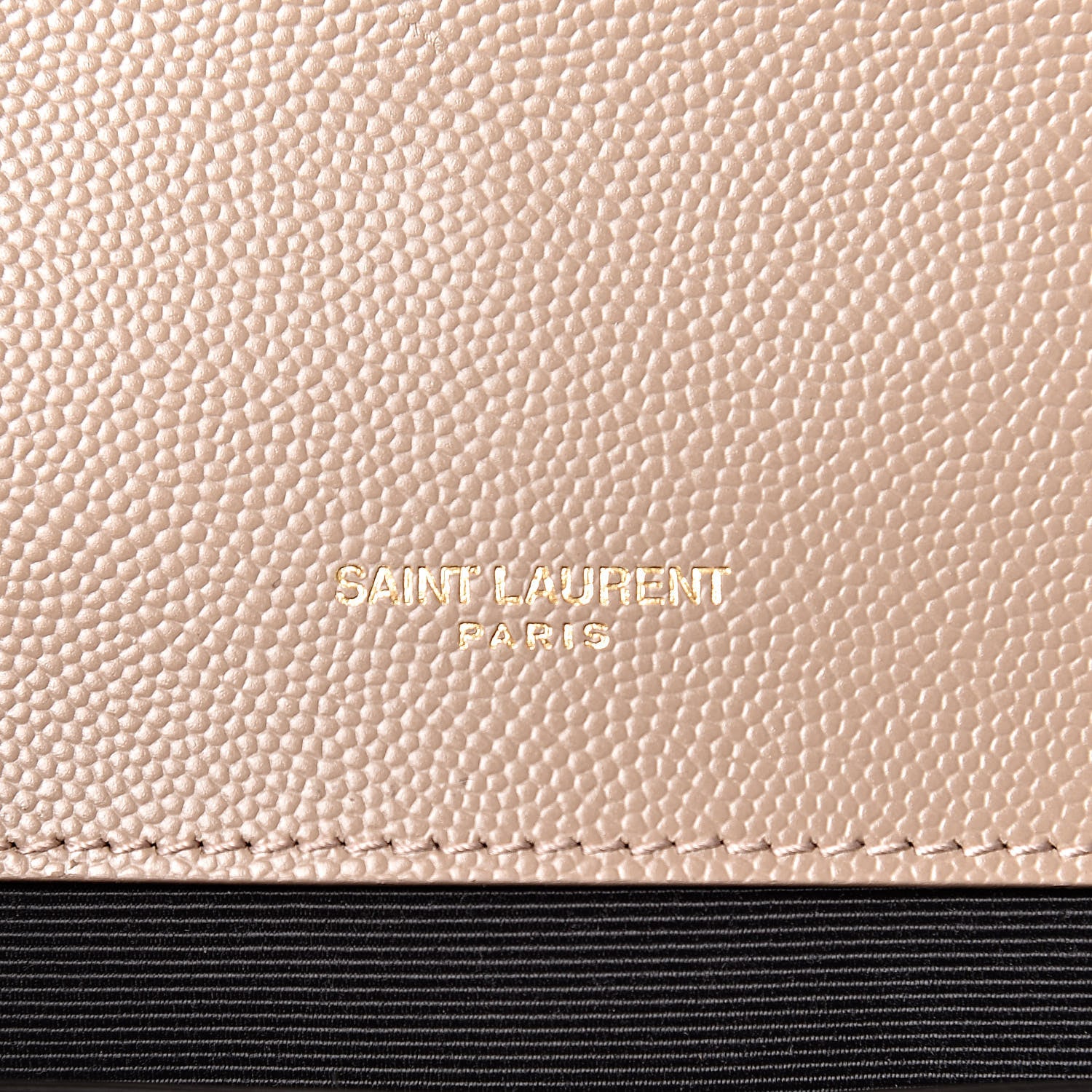 Saint Laurent Grain De Poudre Textured Mixed Matelasse Medium Triquilt Monogram Satchel Taupe 9 of 11