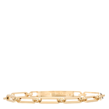 Hermes 18K Yellow Gold Diamond PM Kelly Chaine Bracelet ST 2 of 4