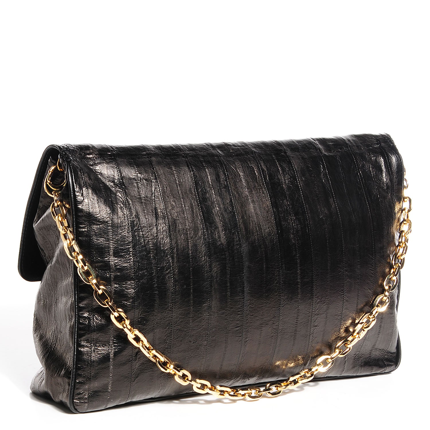 Jimmy Choo Eel Skin Carolina Oversized Clutch 3 of 6