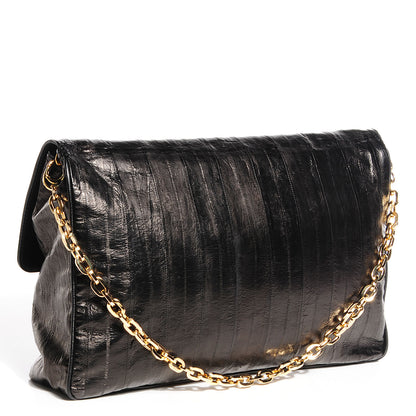 Jimmy Choo Eel Skin Carolina Oversized Clutch 3 of 6