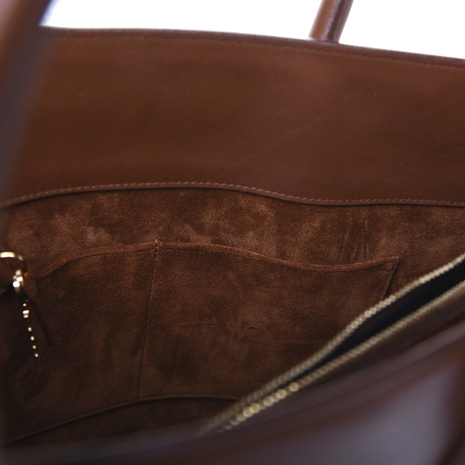 Saint Laurent Calfskin Large Sac De Jour Carryall Cognac 13 of 28