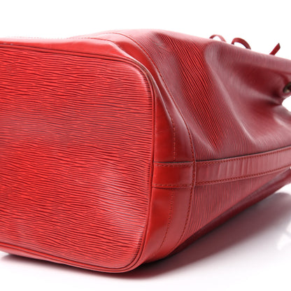 Louis Vuitton Epi Noe Castillan Red 7 of 14