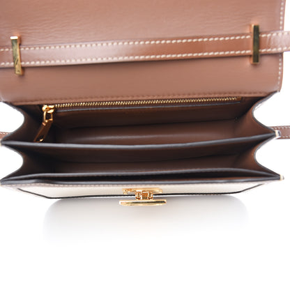 Burberry Canvas Calfskin Small TB Bag Natural 4 of 8