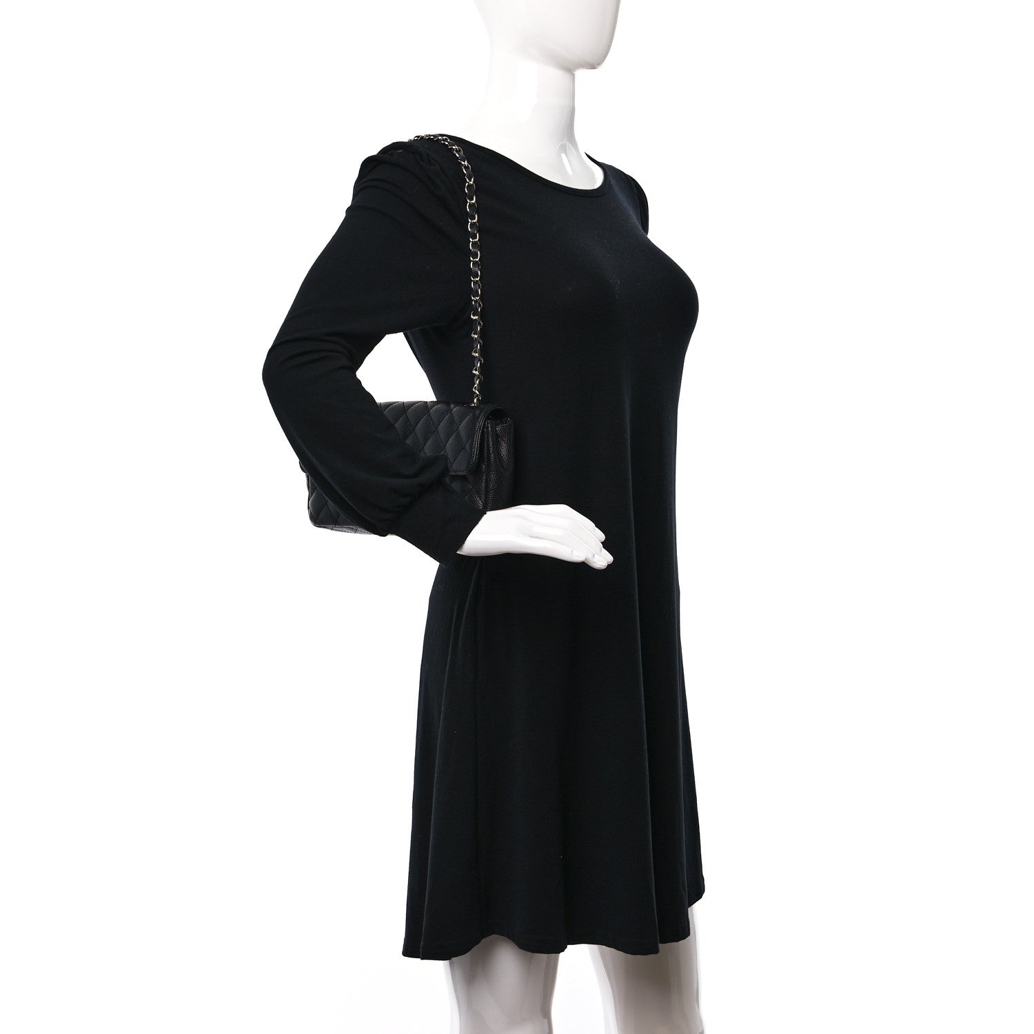 Chanel Caviar Quilted East West Flap Black 3 of 8