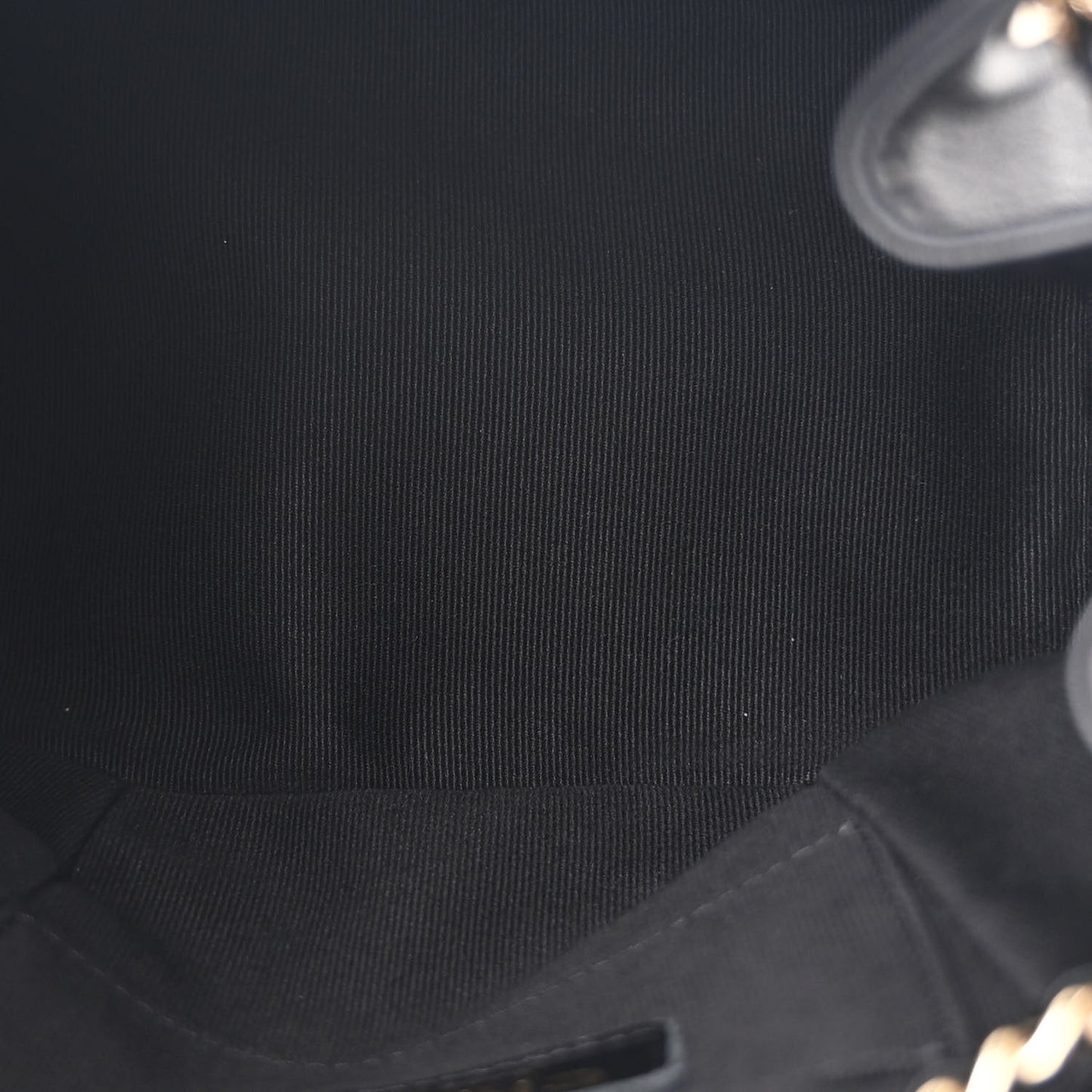 Lambskin Quilted Small Duma Drawstring Backpack Black