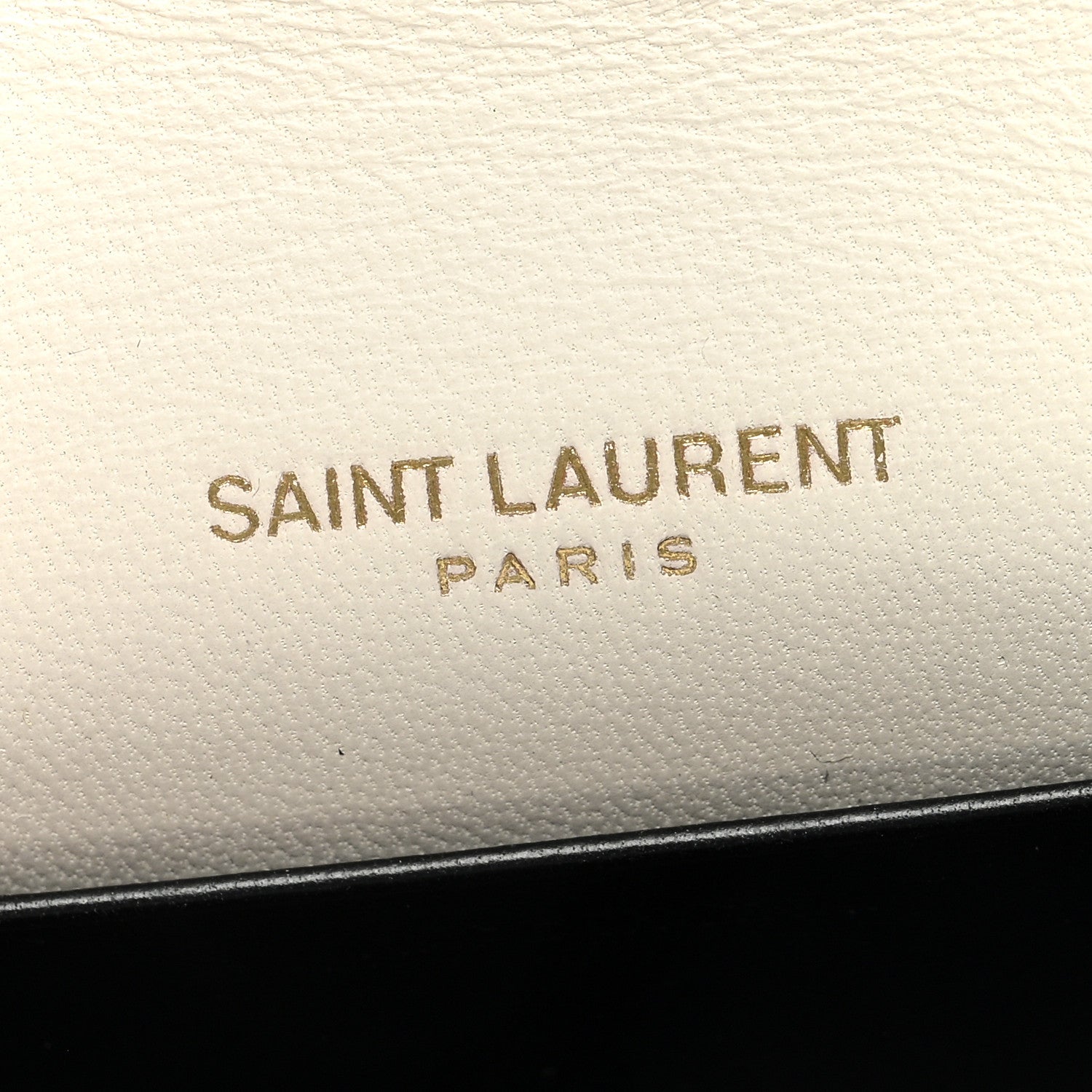 Saint Laurent Lambskin Quilted Monogram Micro Gaby Crossbody Bag Blanc Vintage 6 of 9