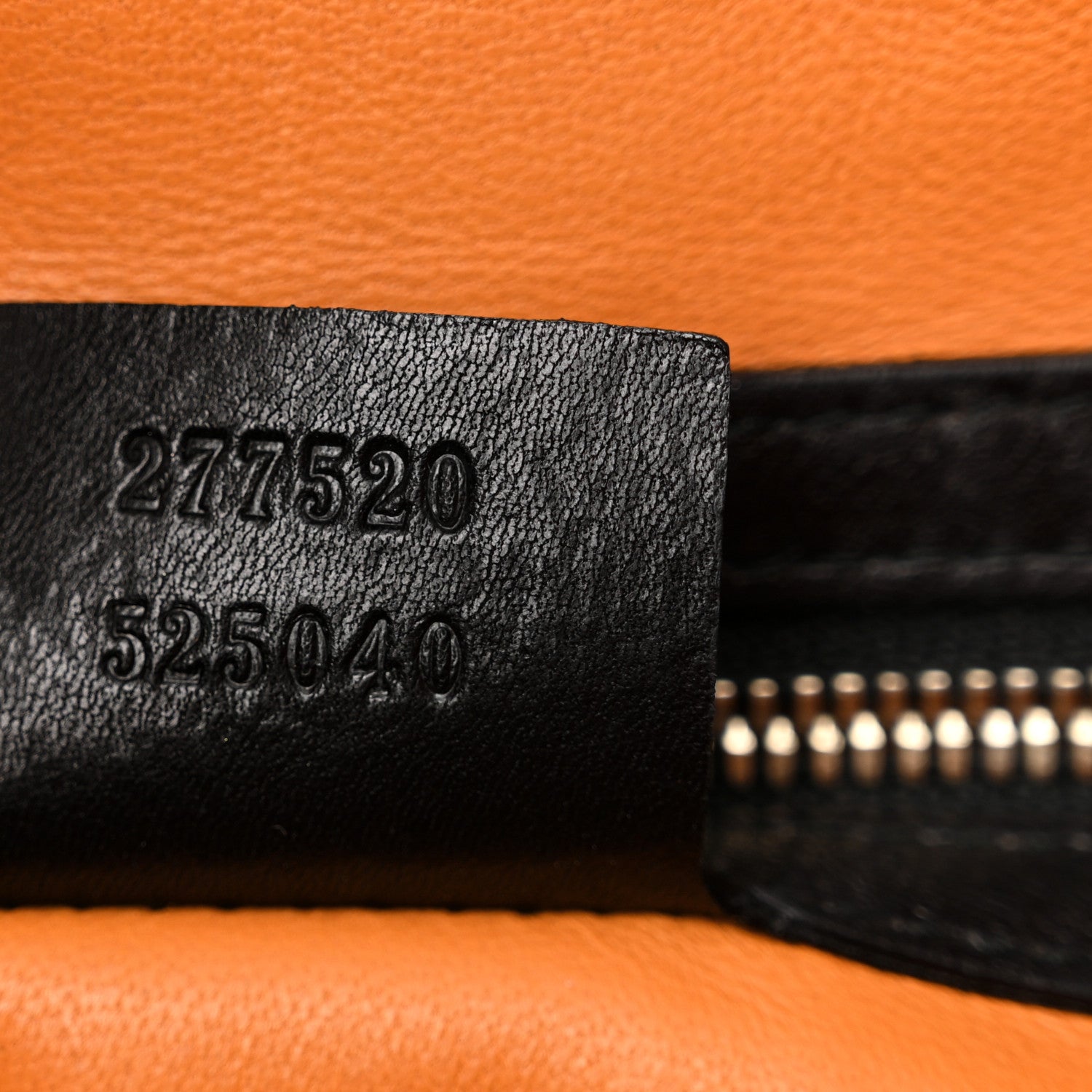 Gucci Nubuck Medium New Jackie Shoulder Bag Black Orange 7 of 12