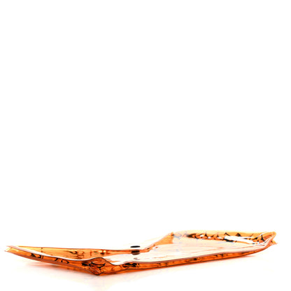 Louis Vuitton PVC Monogram Printed Envelope Pouch Orange 4 of 5