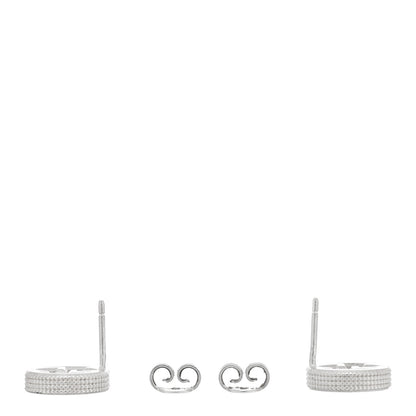 Gucci Sterling Silver Interlocking G Stud Earrings 3 of 4