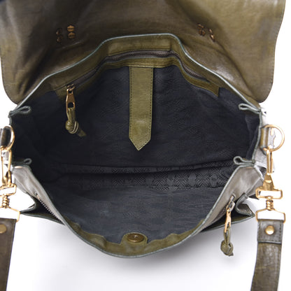 Proenza Schouler Lambskin Large PS1 Satchel Military 5 of 15