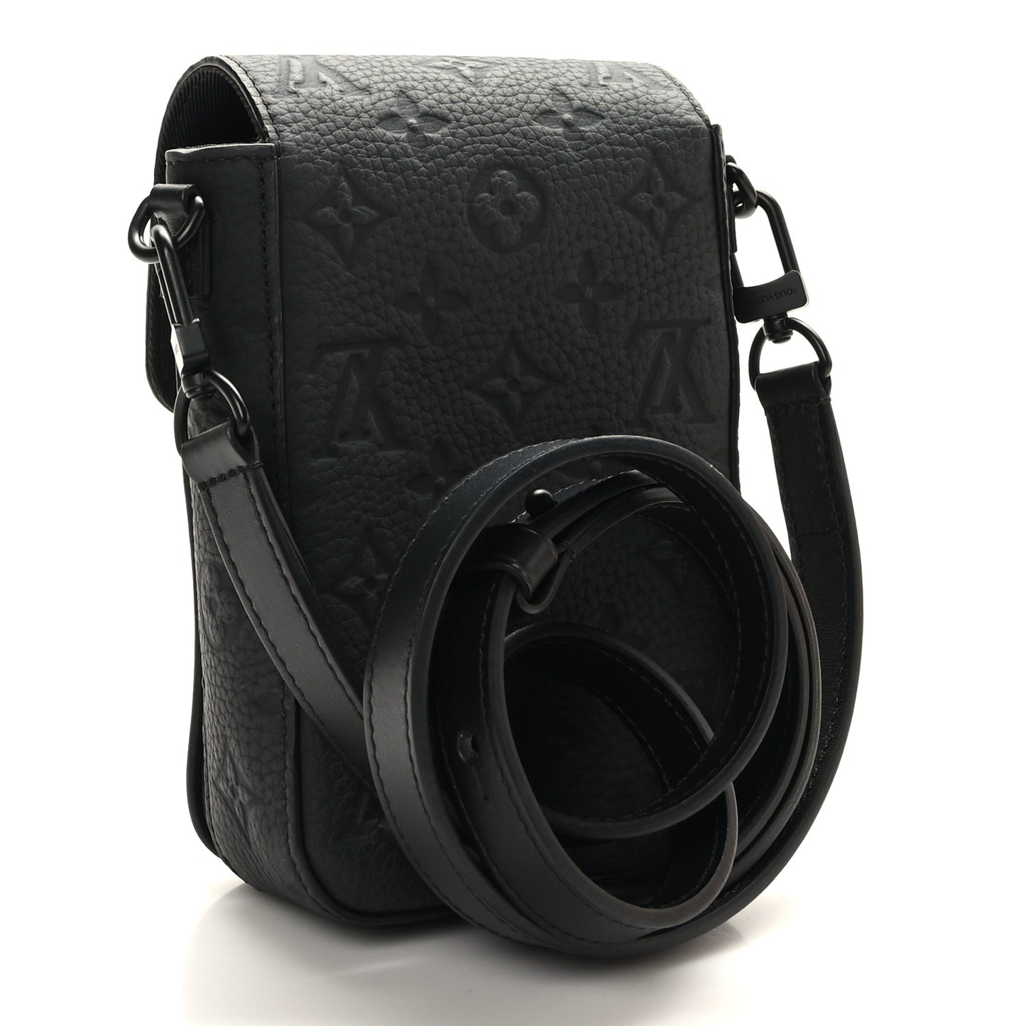 Taurillon Monogram S Lock Wearable Wallet Black