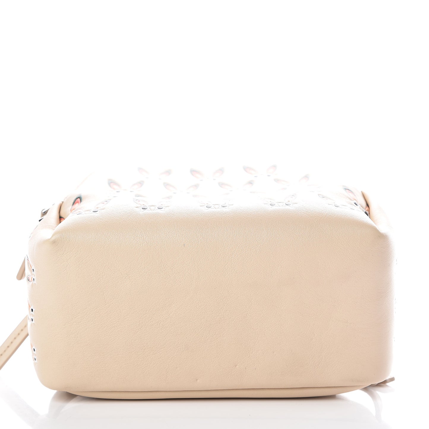 Lambskin Star Eyed Bunny Mini Backpack Natural