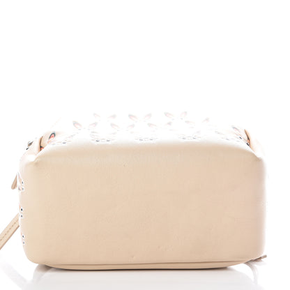 MCM Lambskin Star Eyed Bunny Mini Backpack Natural 9 of 12