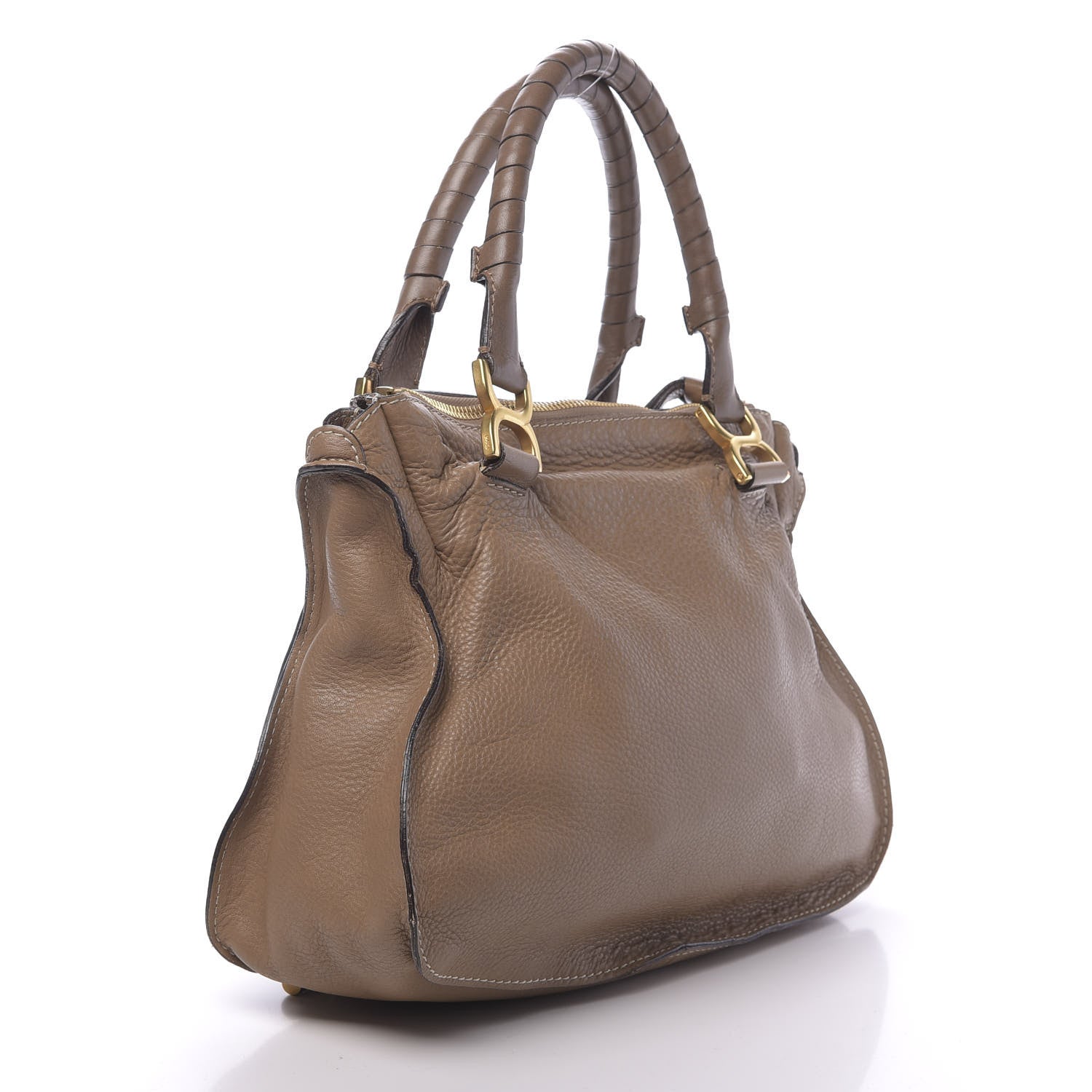 Chloe Calfskin Medium Marcie Satchel Nut 3 of 16