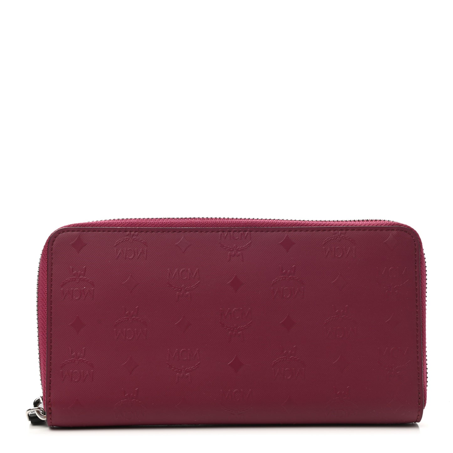 Monogram Coated Canvas Zip Around Wallet Purple