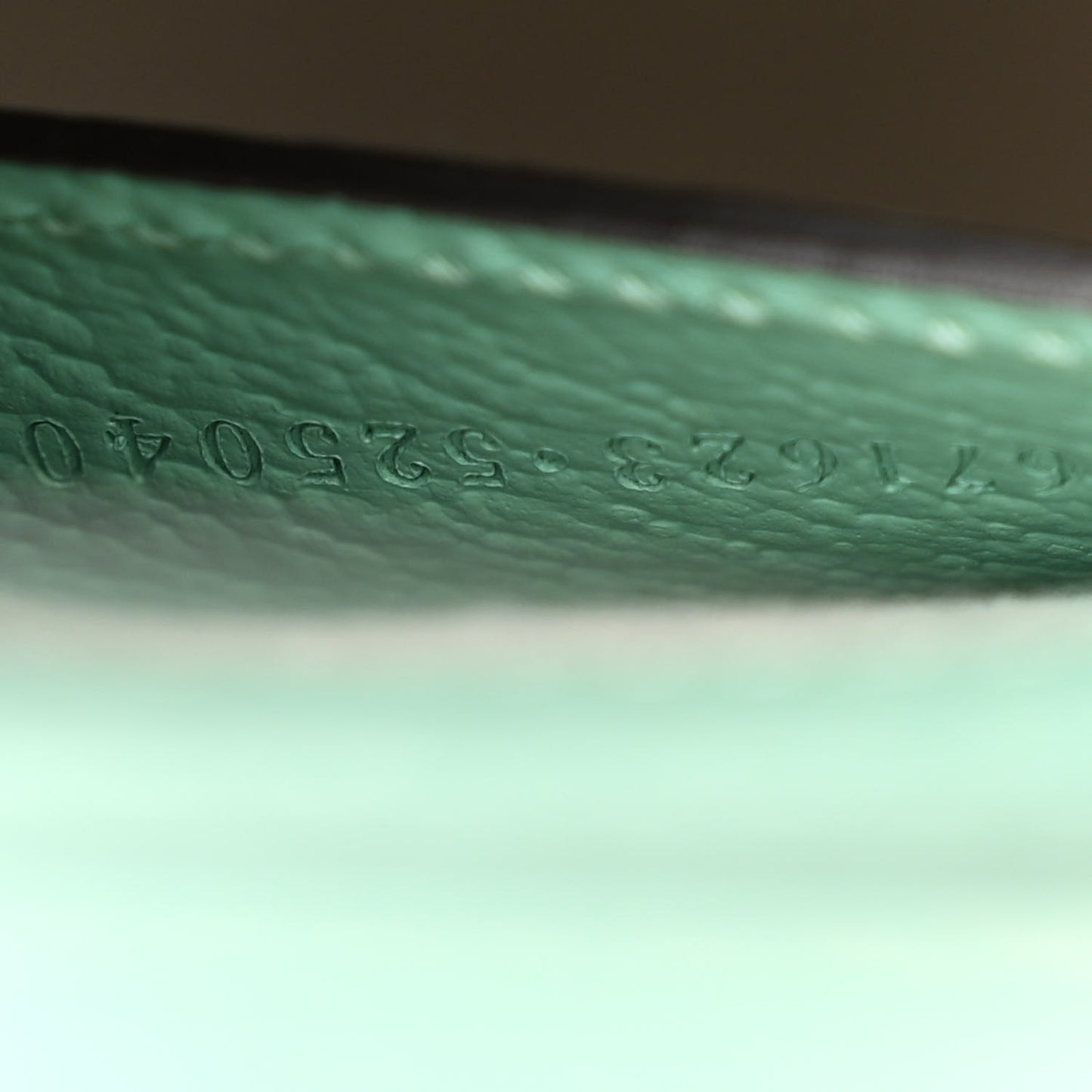 Monogram Jumbo GG Textured Dollar Calfskin Mini Tote Bag Pepperlight Mint