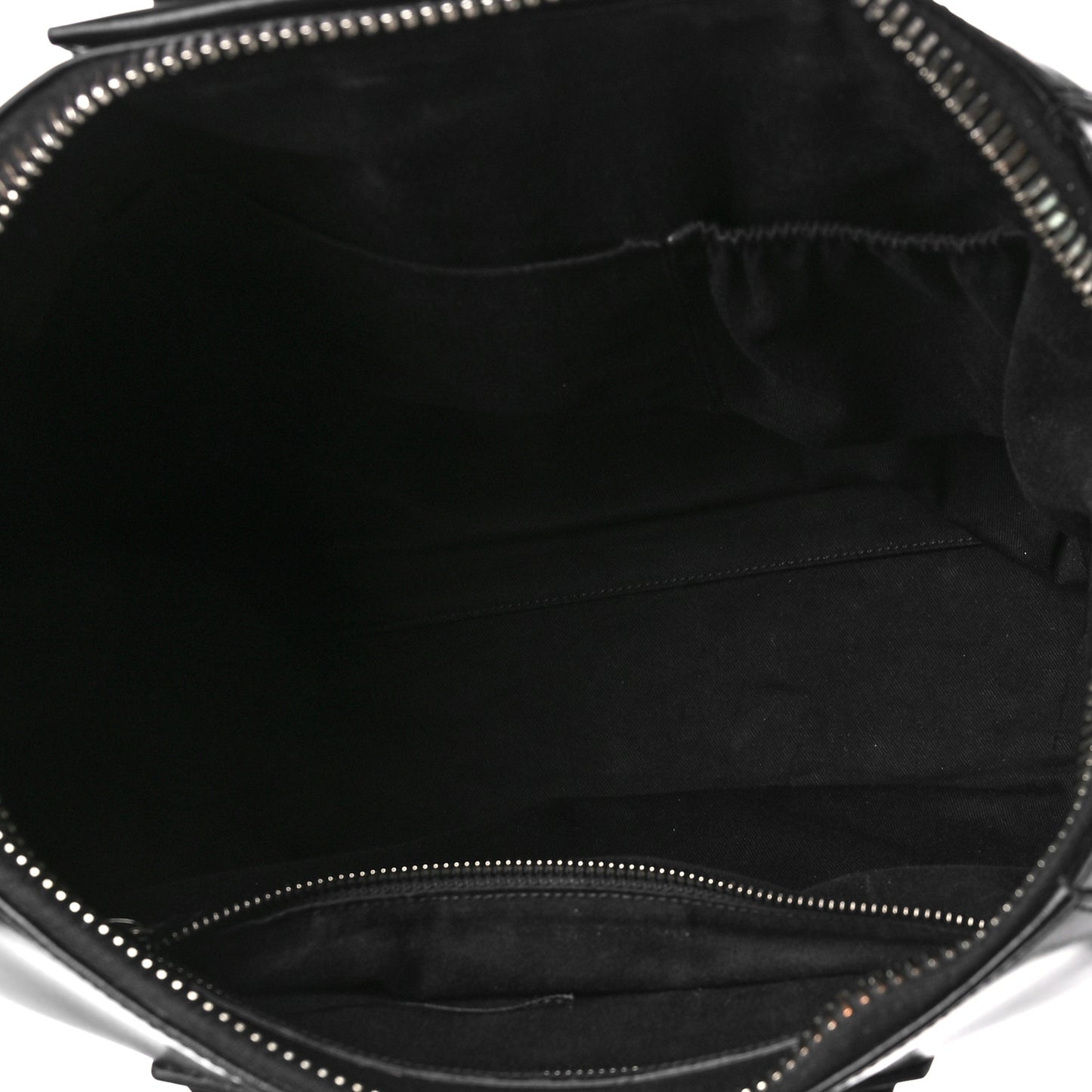 Shiny Lord Calfskin Medium Antigona Black