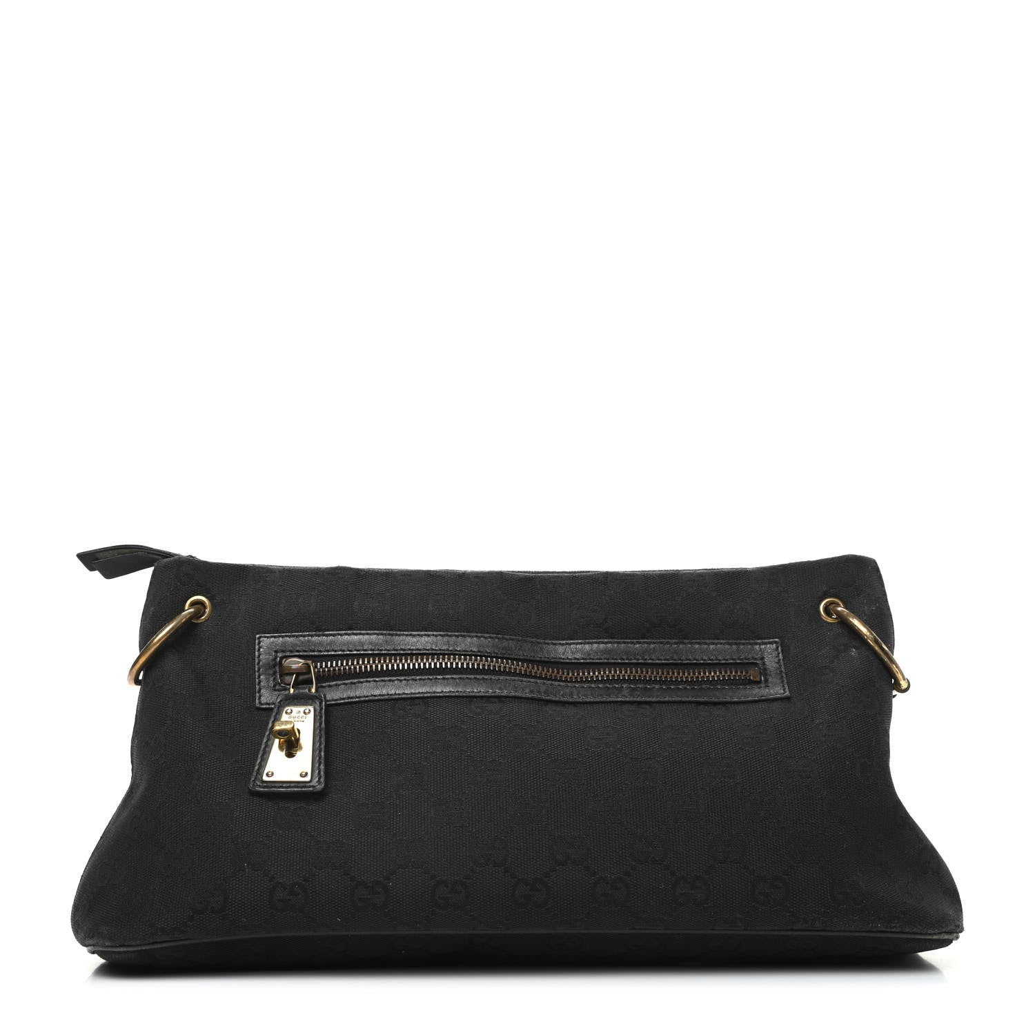 Gucci Monogram Chain Ellington Handbag Black 1 of 7