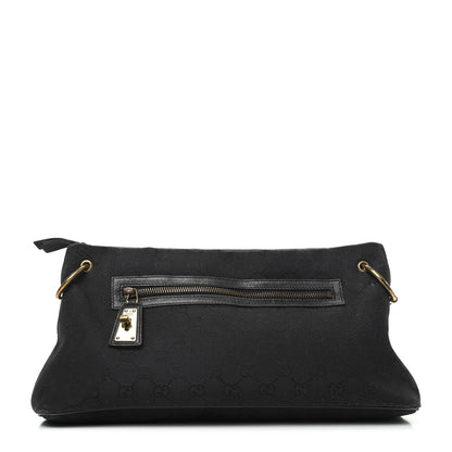Gucci Monogram Chain Ellington Handbag Black 1 of 7