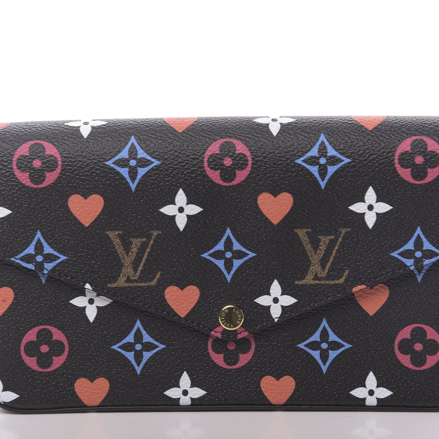 Louis Vuitton Game On Felicie Chain Wallet Black 9 of 9