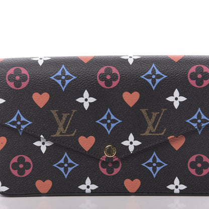 Louis Vuitton Game On Felicie Chain Wallet Black 9 of 9