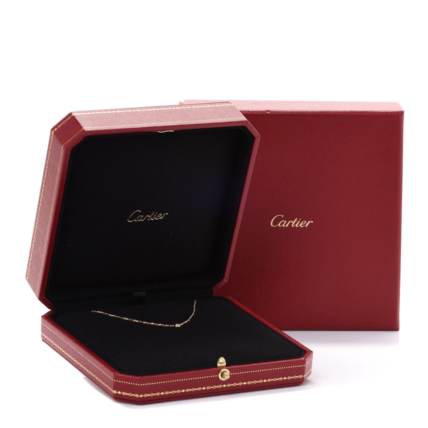 18K Yellow Gold Diamond XS D'Amour Pendant Necklace