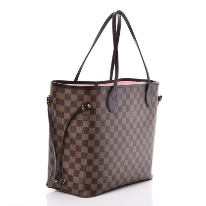 Louis Vuitton Damier Ebene Neo Neverfull MM Rose Ballerine 3 of 7