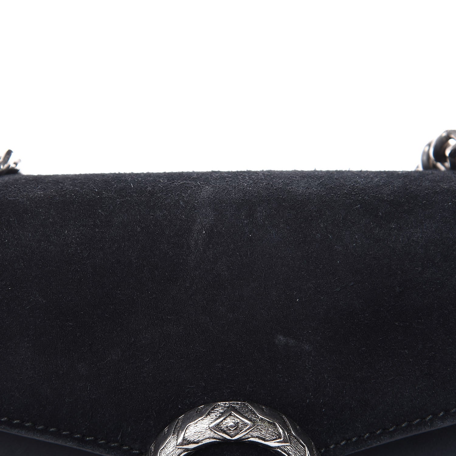 Gucci Suede Mini Dionysus Shoulder Bag Black 12 of 21