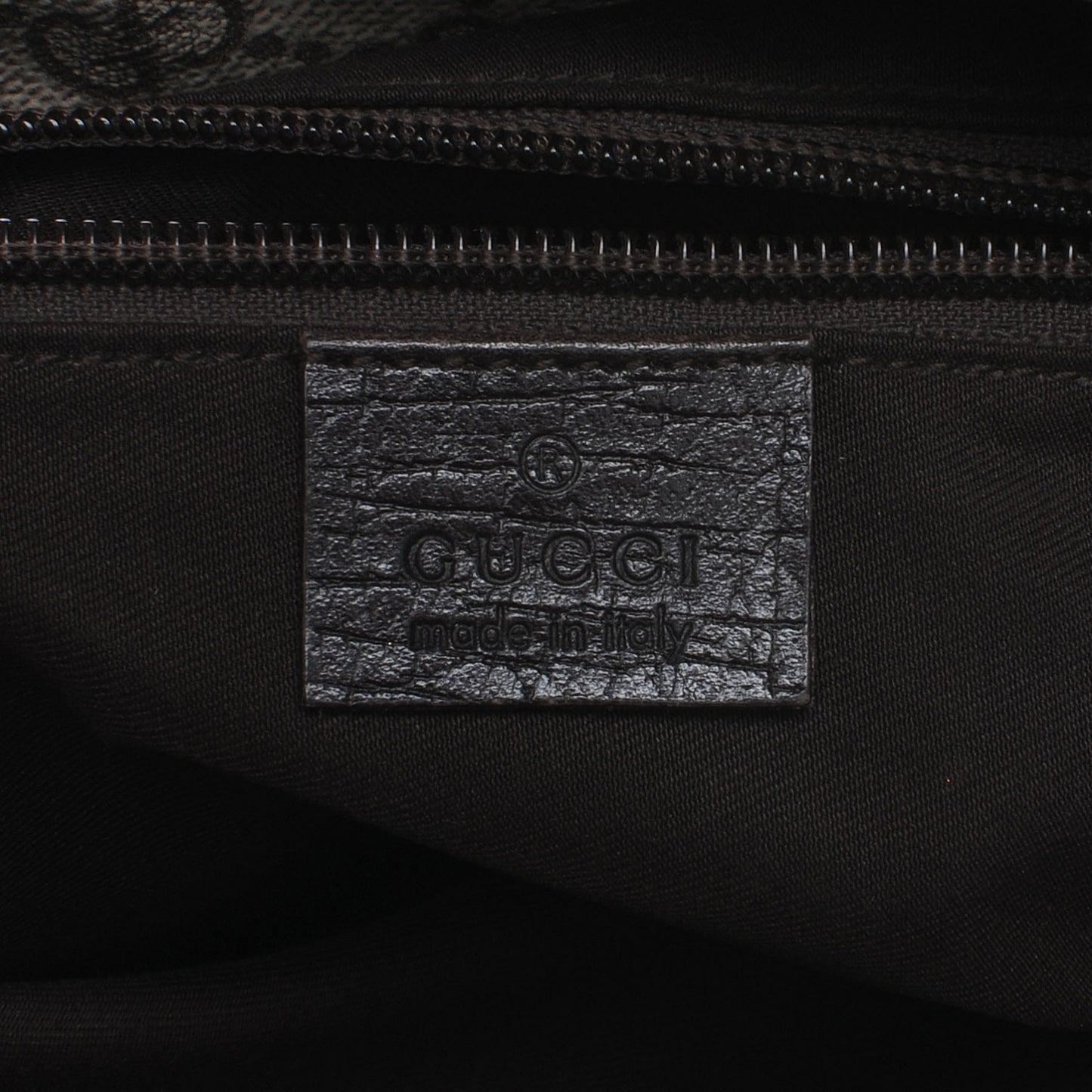 GG Plus Monogram Flat Messenger Bag Ebony
