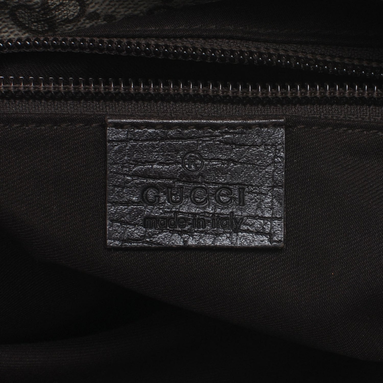 Gucci GG Plus Monogram Flat Messenger Bag Ebony 6 of 7