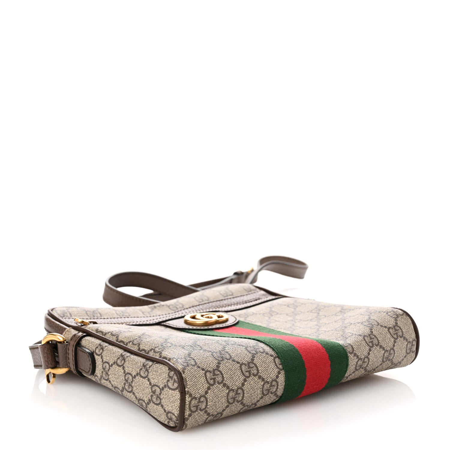 Gucci GG Supreme Monogram Web Small Ophidia Messenger Bag Brown 3 of 12