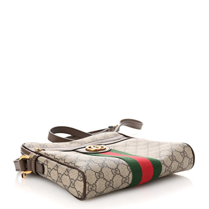 Gucci GG Supreme Monogram Web Small Ophidia Messenger Bag Brown 3 of 12