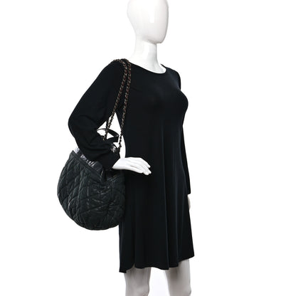 Chanel Iridescent Calfskin Quilted Large In The Mix Tote Black 3 of 10