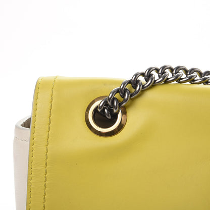 Lanvin Goatskin Happy Edgy Medium Jaune White 15 of 18