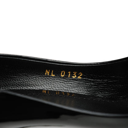 Louis Vuitton Patent Calfskin Oh Really Peep Toe Pumps 40 Black 9 of 9