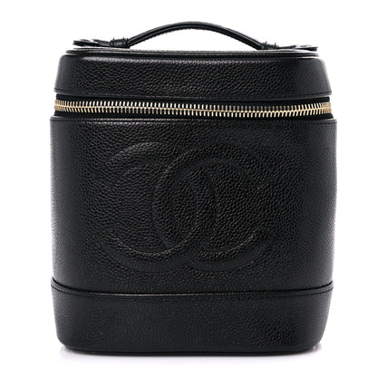 Chanel Caviar Vanity Cosmetic Case Black 1 of 16