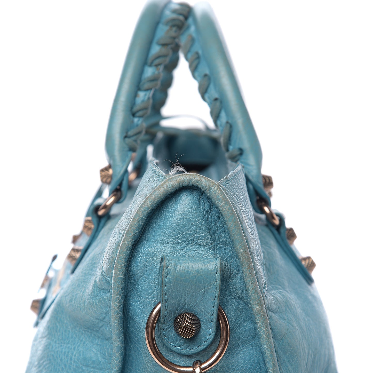 Agneau Giant 21 Gold Hardware City Bleu Indigo