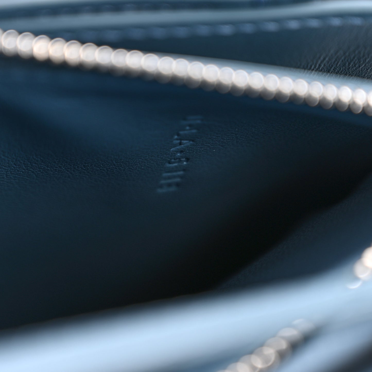 Box Calfskin Medium Classic Box Flap Bag Slate Blue