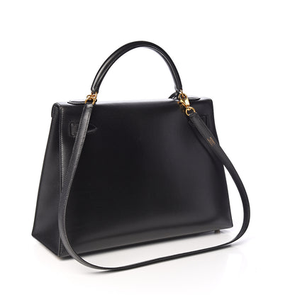 Hermes Box Kelly Sellier 32 Black 2 of 11