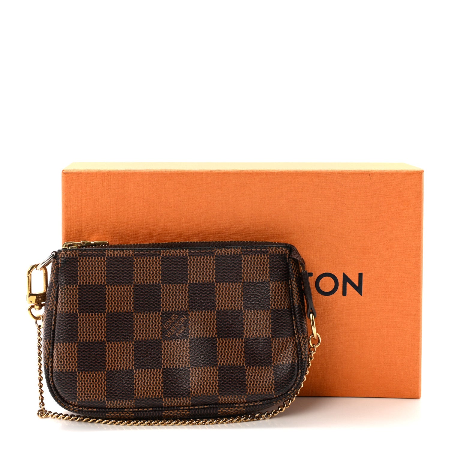 Louis Vuitton Damier Ebene Mini Pochette Accessories 7 of 7