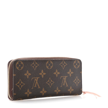 Louis Vuitton Monogram Clemence Wallet Rose Ballerine 3 of 11