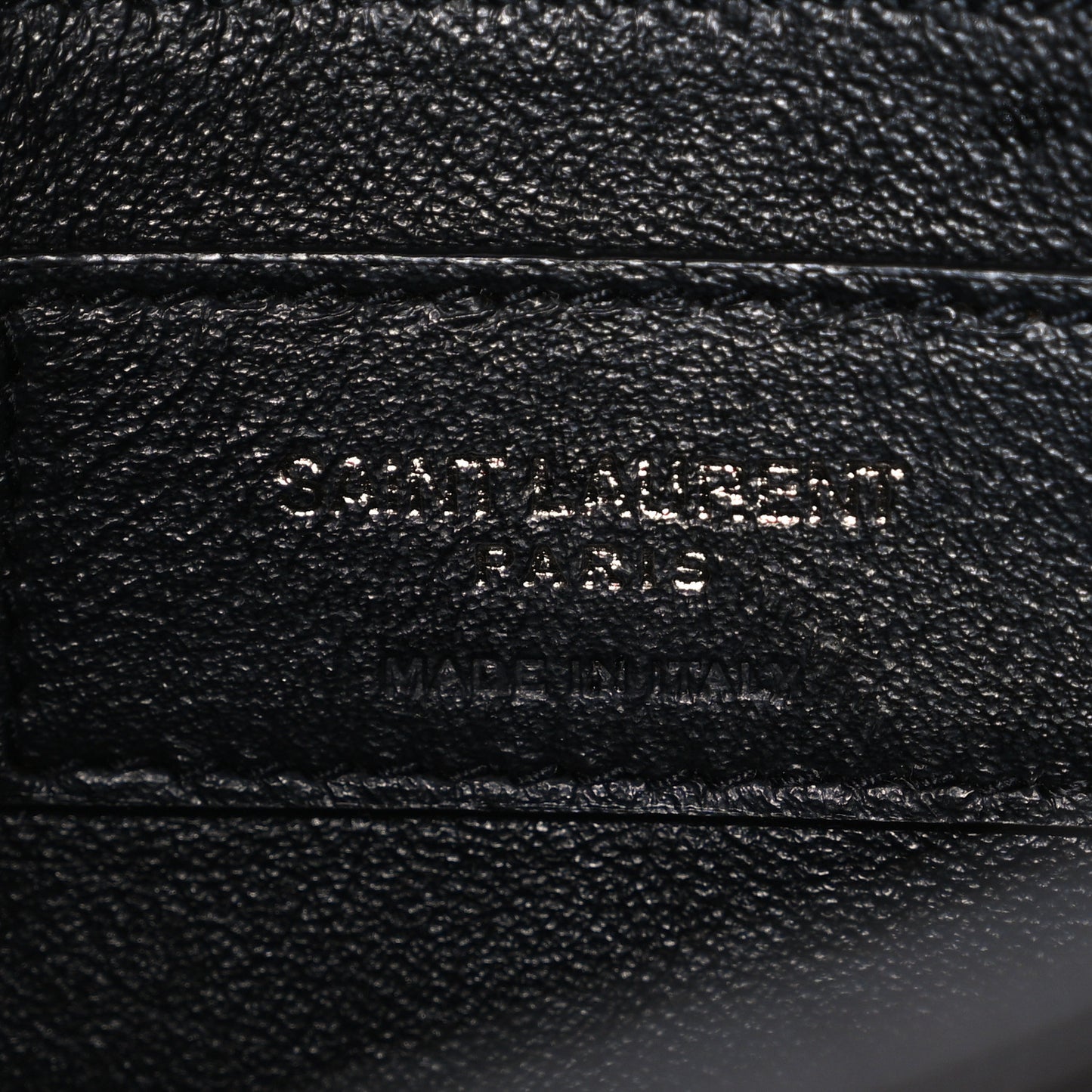 Grain De Poudre Textured Mixed Matelasse Triquilt Small Monogram Monochrome Satchel Black
