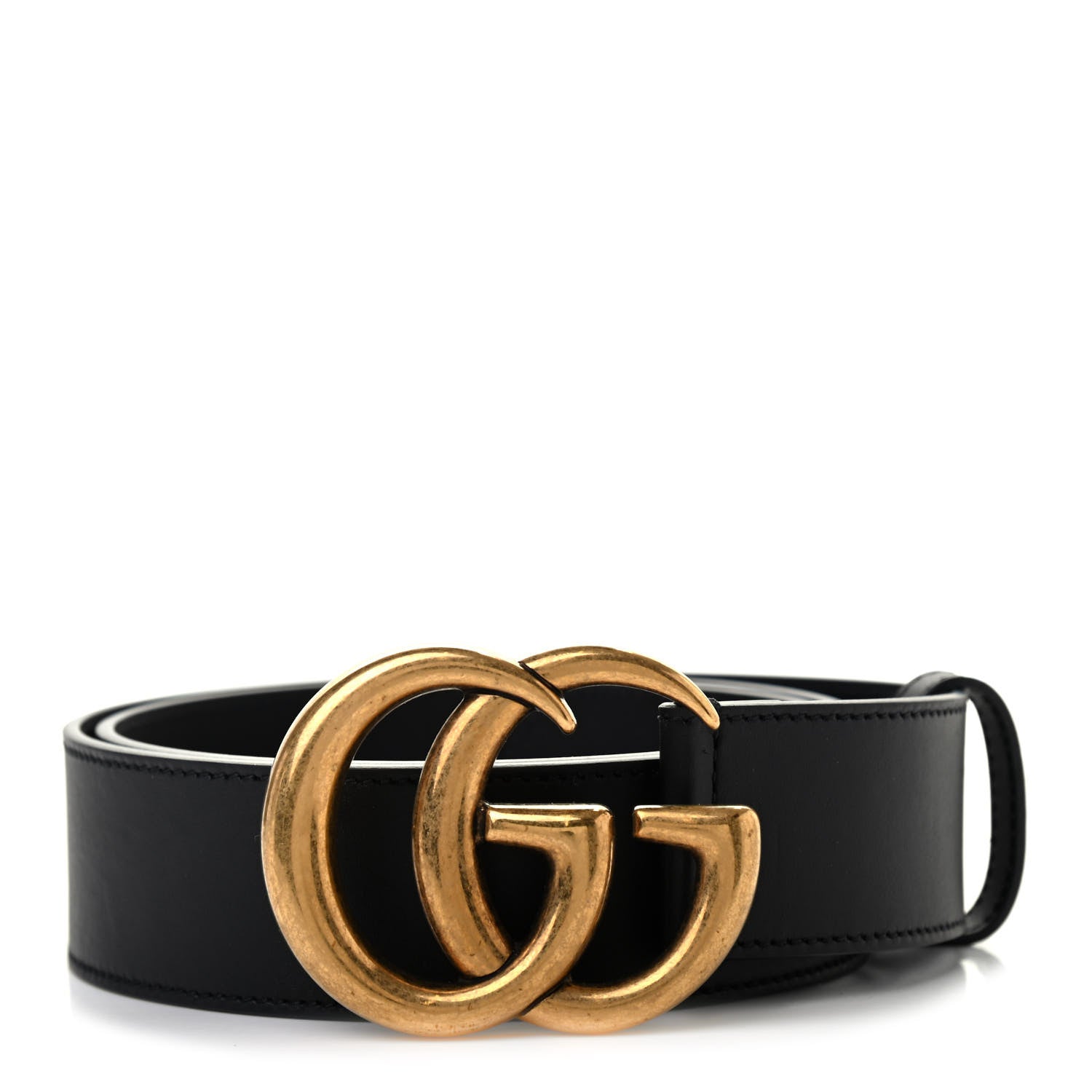 Gucci Calfskin Double G 40mm Belt 85 34 Black 2 of 6